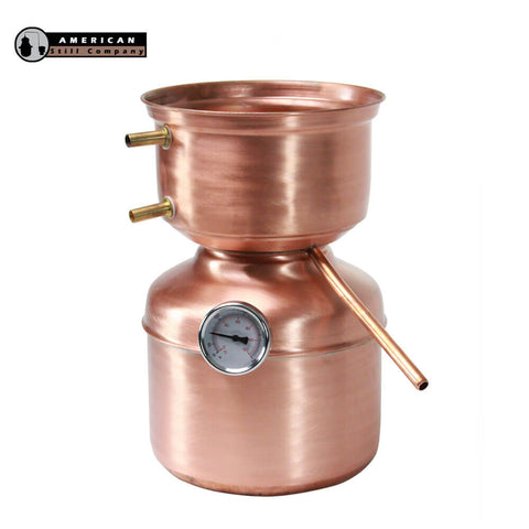1.5 Gallon Mushroom-Top Copper Pot Still