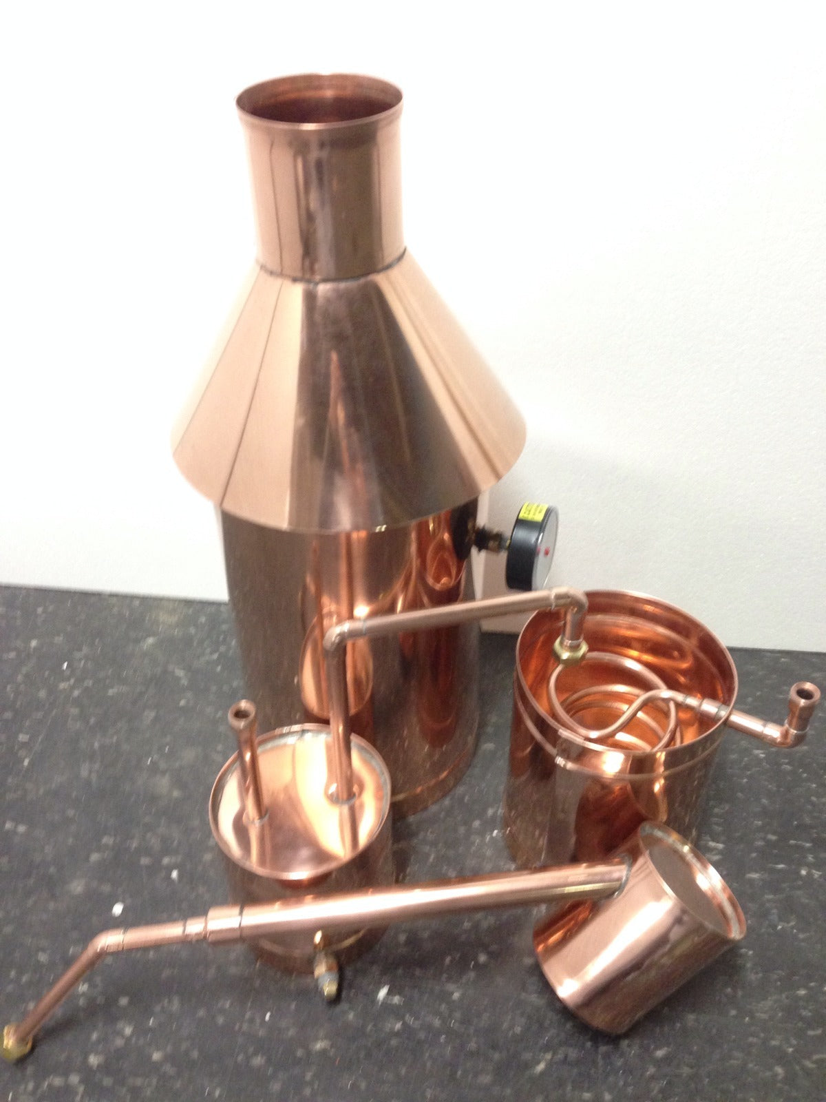 6 Gallon Heavy Copper Moonshine Still with Thumper and Worm