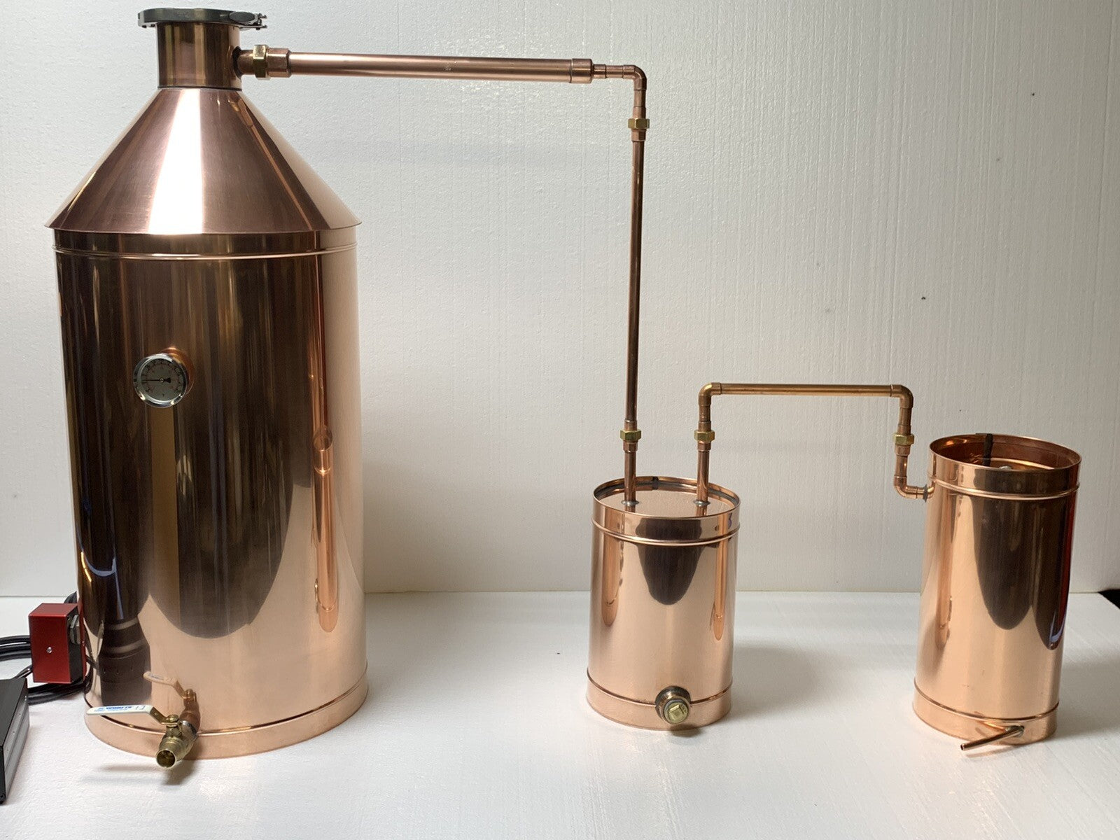 20 Gallon Copper Still with Electric Heating, 4" Cap Logic and Parrot