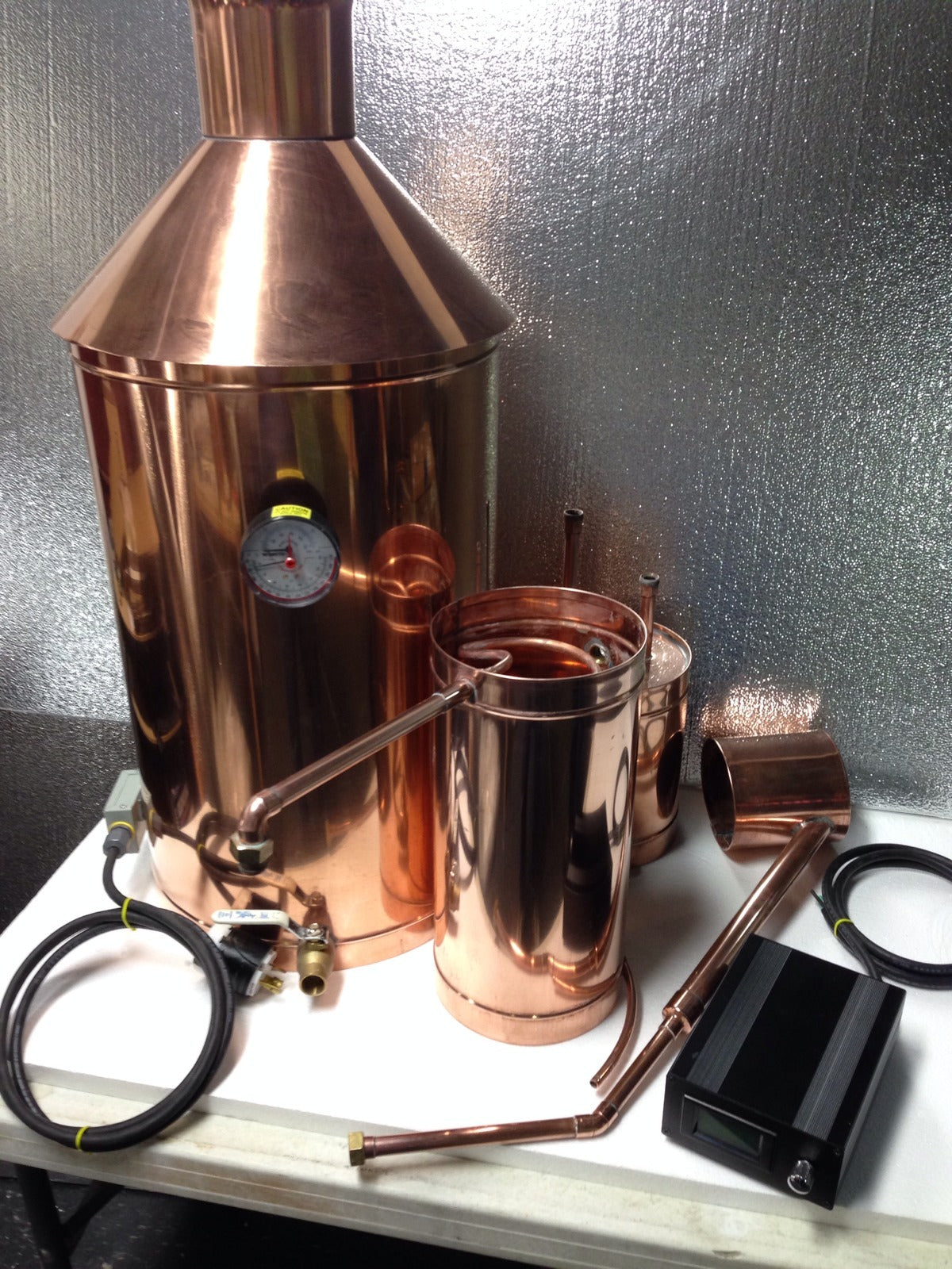 20 Gallon Electric Copper Moonshine Still (20 oz Copper)